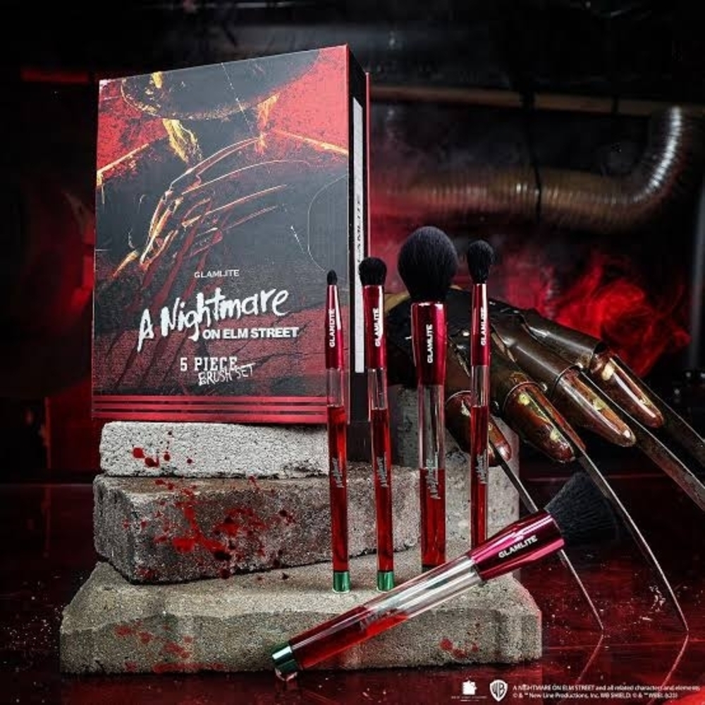 Glamlite - Nightmare on Elm Street 5 Piece Brush Set